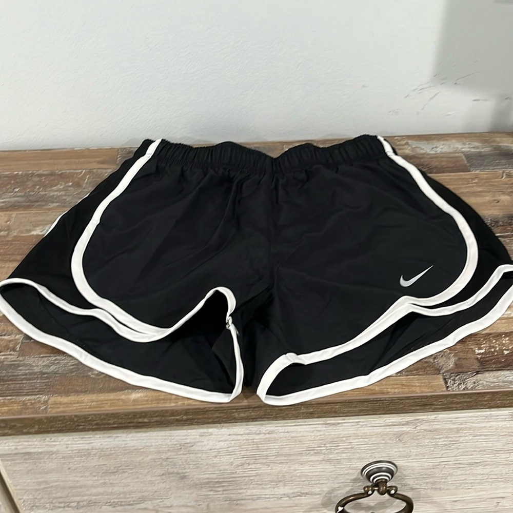 black Bike athletic shorts